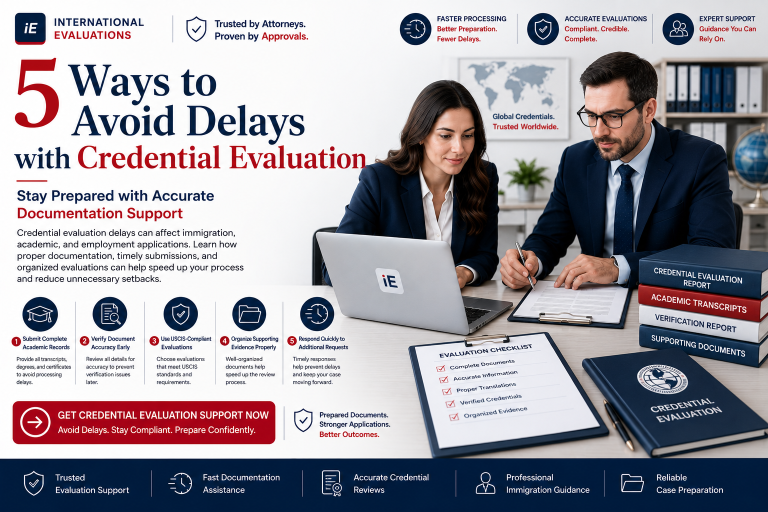 5 Ways to Avoid Delays with Credential Evaluation