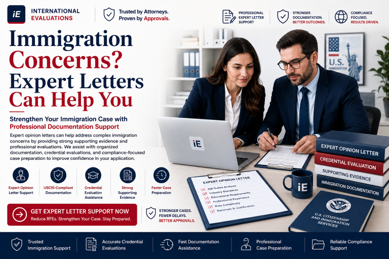Immigration Concerns? Expert Letters Can Help you