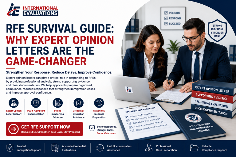 RFE Survival Guide: Why Expert Opinion Letters Are the Game-Changer