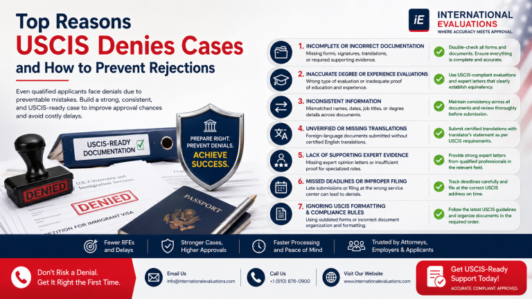 Top Reasons USCIS Denies Cases and How to Prevent Rejections